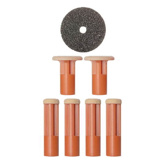 Disques de remplacement orange - Grossier